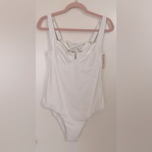 Victoria Secret Chic White One-Piece Swimsuit